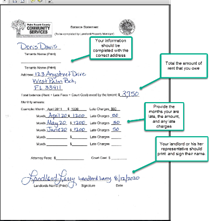sample of balance statement